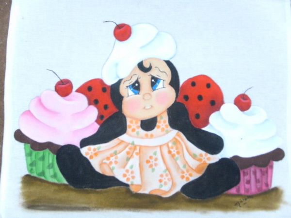 Panos de Prato pintado a mão